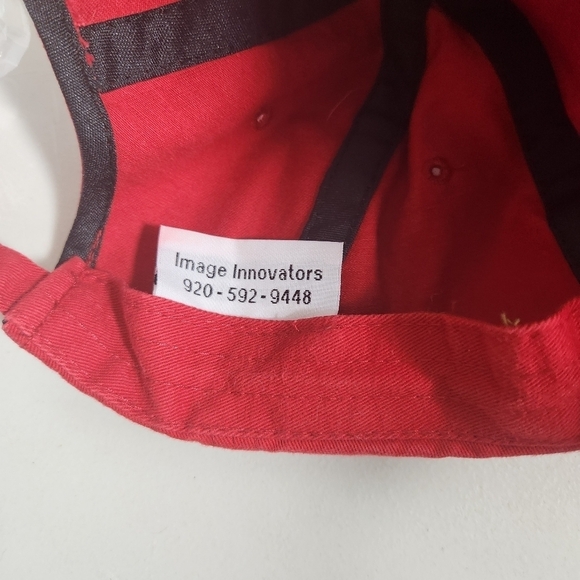 Vintage Truck Country 50 Years Wisconsin Red Strap Back Cap - Picture 2 of 7